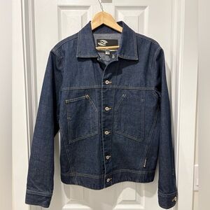Vintage old navy Denim Jacket Men medium 2001 Y2K indigo